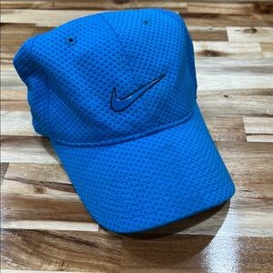 Nike Blue Performance Hat with Mesh Design